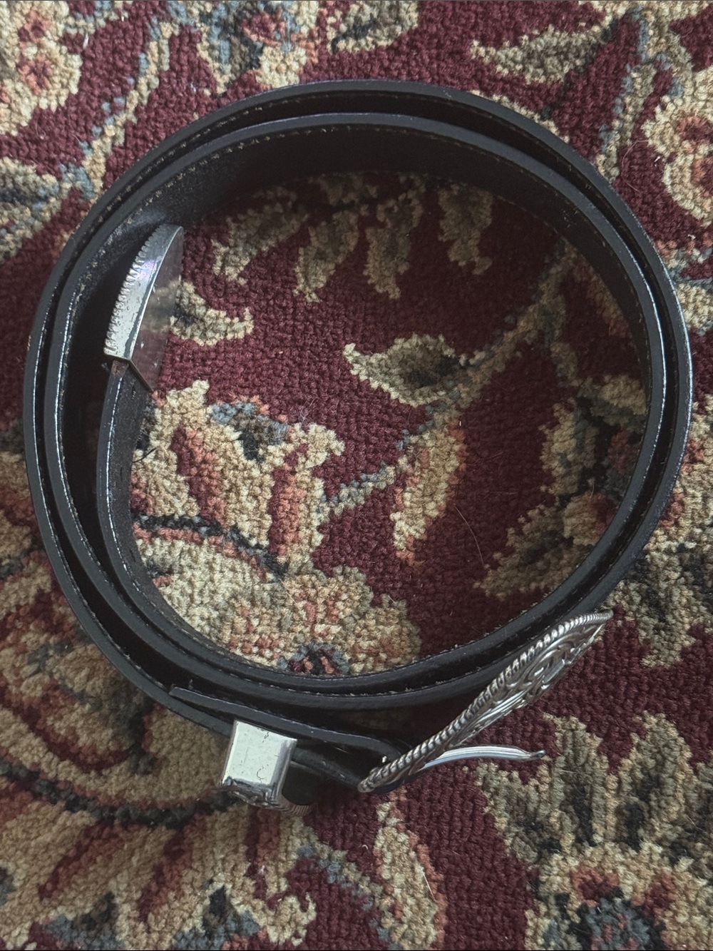 Women’s Harley-Davidson Leather Biker Belt Black Size 2W - Picture 6 of 10